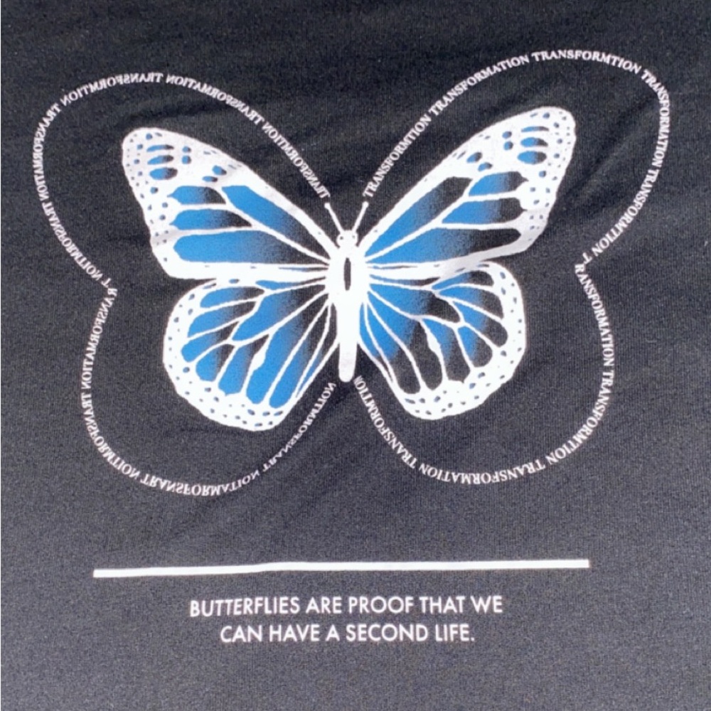 Butterfly crop top